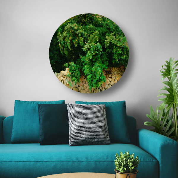 Ilex Bomen. Mallorca - John Singer Sargent aluminium muurcirkel