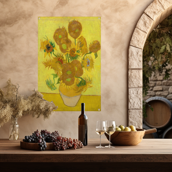 Zonnebloemen - Vincent van Gogh tuinposter