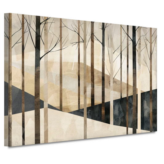 Stilistische Sepiatinten Boslandschap canvas