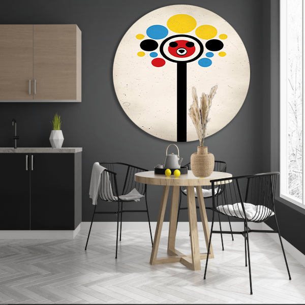 Abstract Beer Met Kleurrijk Cirkels forex muurcirkel