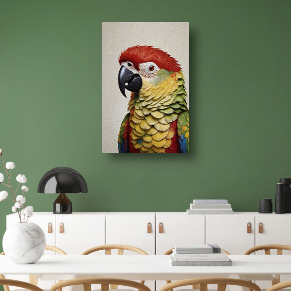 Paradijsvogel in Levendige Kleurenpracht canvas