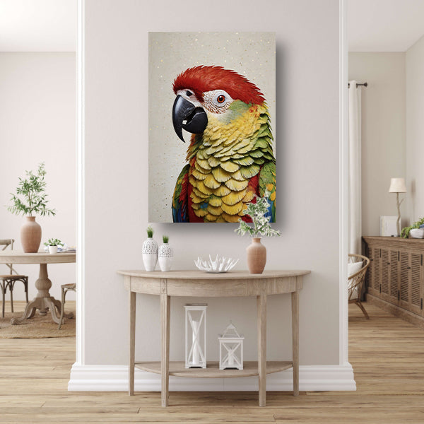 Paradijsvogel in Levendige Kleurenpracht canvas