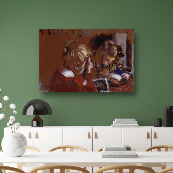 Kinderen lezen - Edouard Vuillard acrylglas