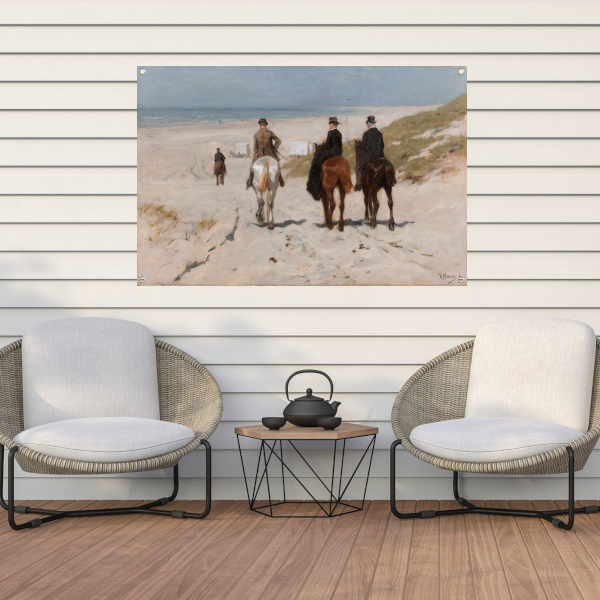 Morgenrit langs het strand - Anton Mauve tuinposter