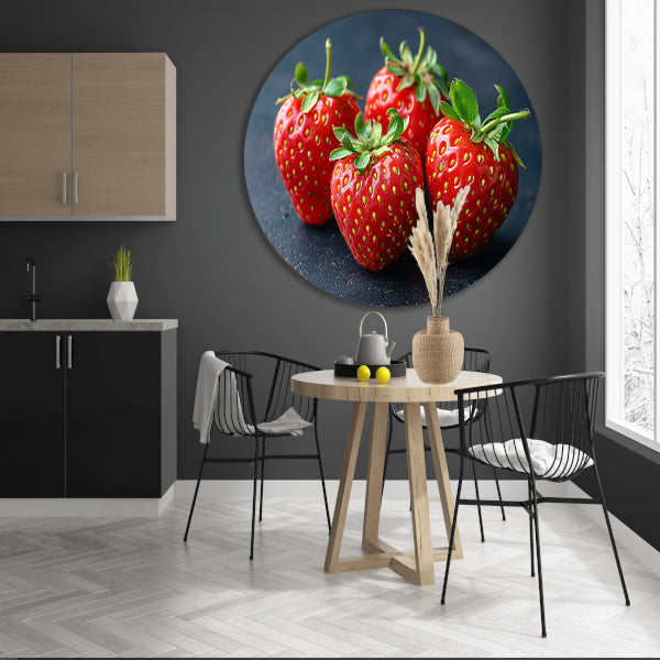 Klassiek aardbeien op tafel forex muurcirkel