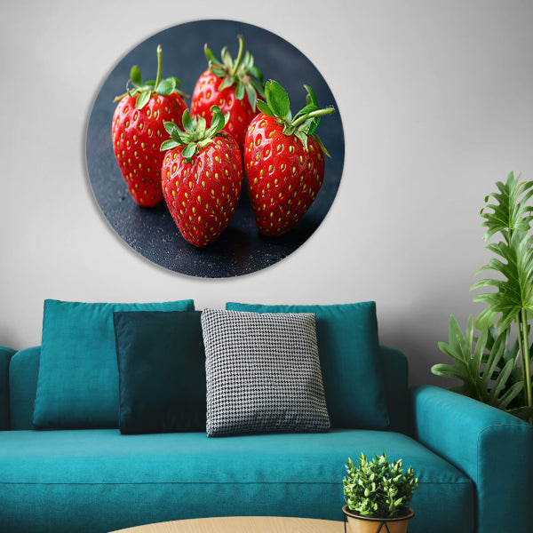 Klassiek aardbeien op tafel forex muurcirkel