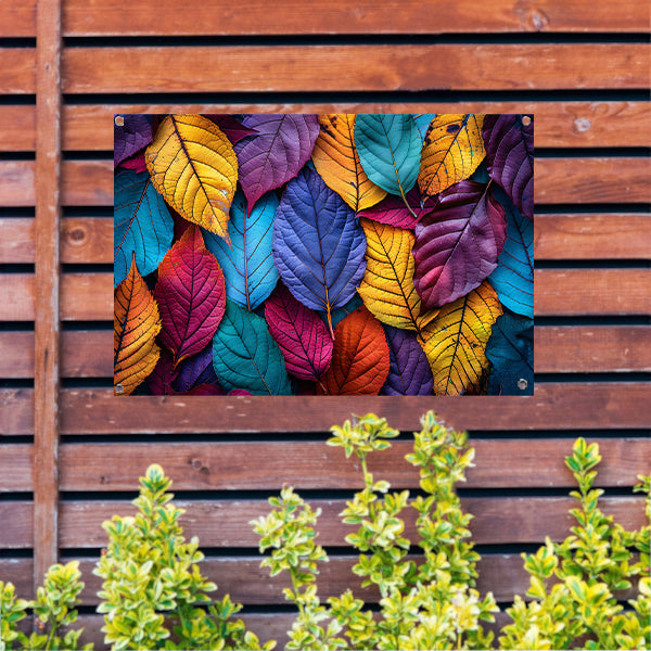 Abstract Bladeren Compositie tuinposter