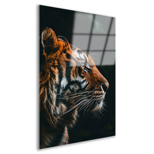Portret van een tijger in de jungle acrylglas