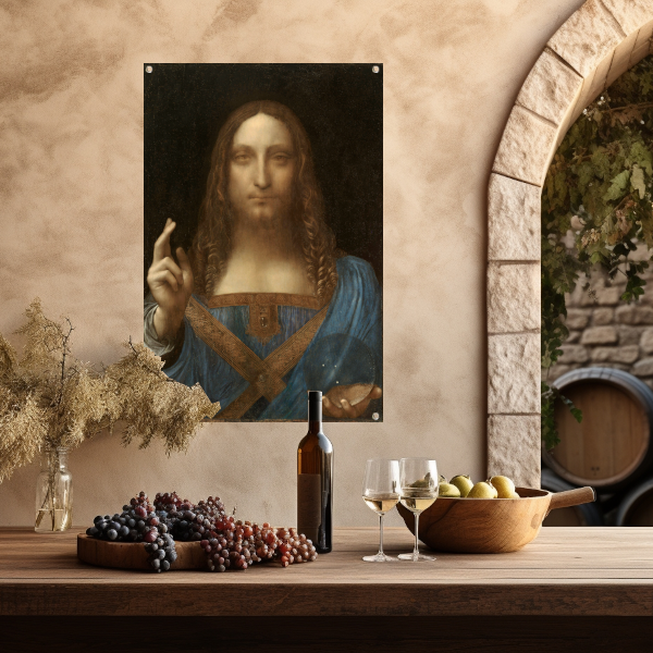 Salvator Mundi - Leonardo da Vinci tuinposter