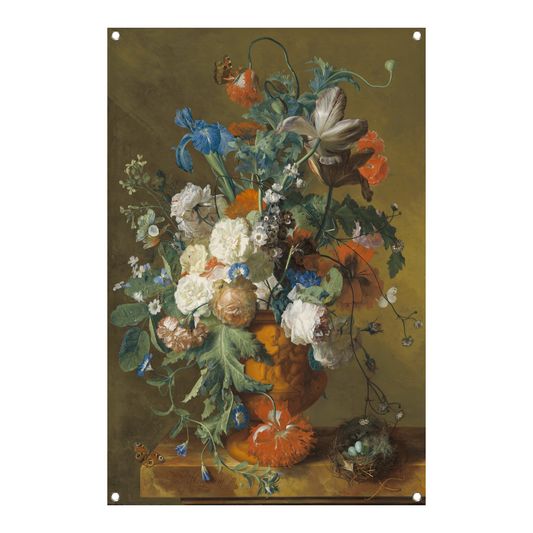 Bloemen in een urn - Jan van Huysum tuinposter
