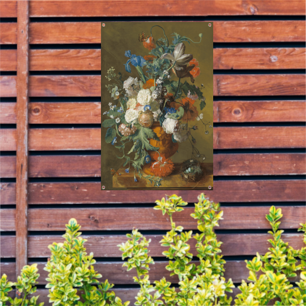 Bloemen in een urn - Jan van Huysum tuinposter