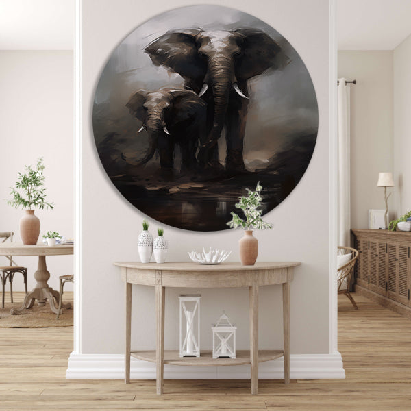 Minimalistische cirkel compositie forex muurcirkel