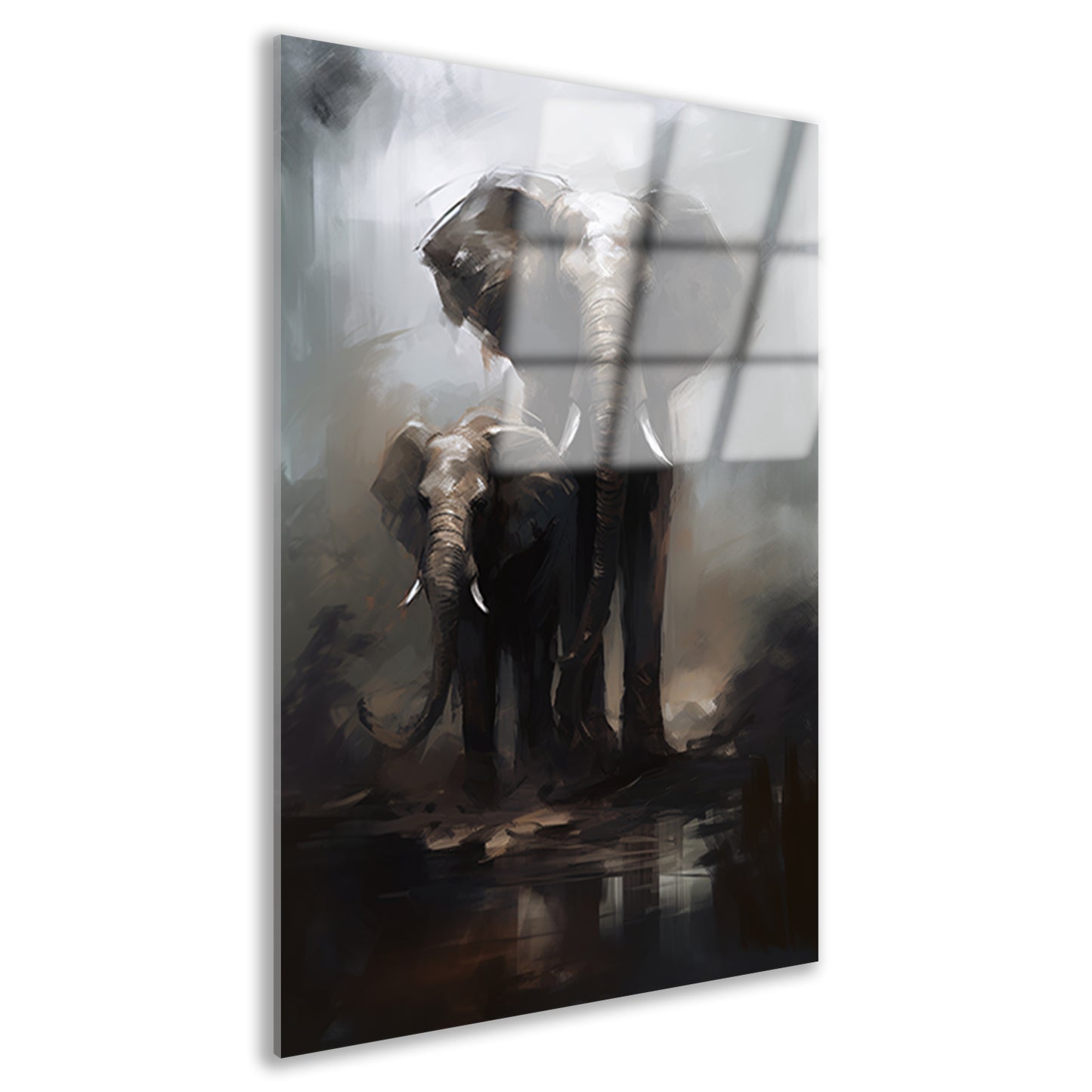 Minimalistische cirkel compositie Acrylglas