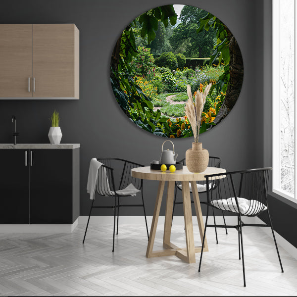 Geheime tuin met stenen boog forex muurcirkel