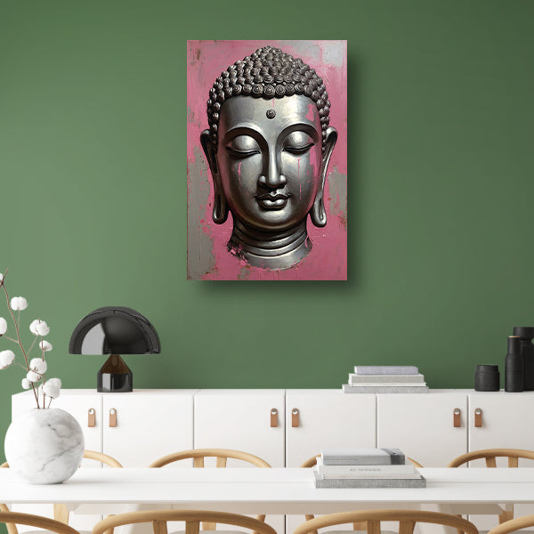 Tranen van Verlichting - Boeddha Modern Kunstwerk canvas