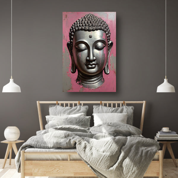 Tranen van Verlichting - Boeddha Modern Kunstwerk canvas