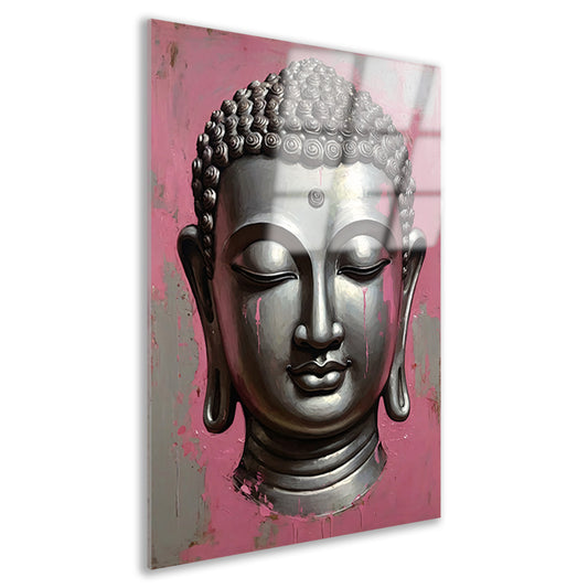 Tranen van Verlichting - Boeddha Modern Kunstwerk Acrylglas