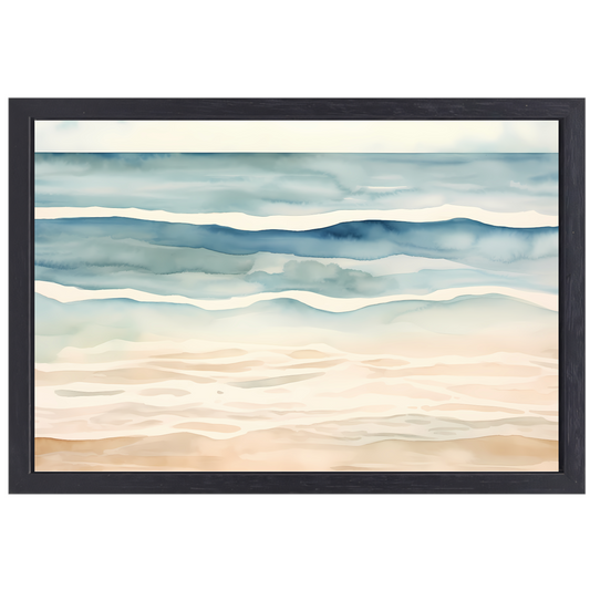 Stilte van de Ochtendgloren canvas met baklijst