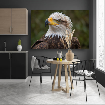 Gedetailleerd portret van een majestueuze adelaar canvas