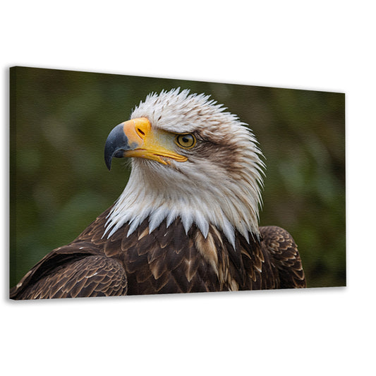 Gedetailleerd portret van een majestueuze adelaar canvas