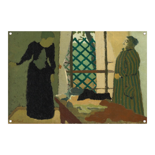 Het Naaiatelier van Madame Vuillard - Édouard Vuillard tuinposter