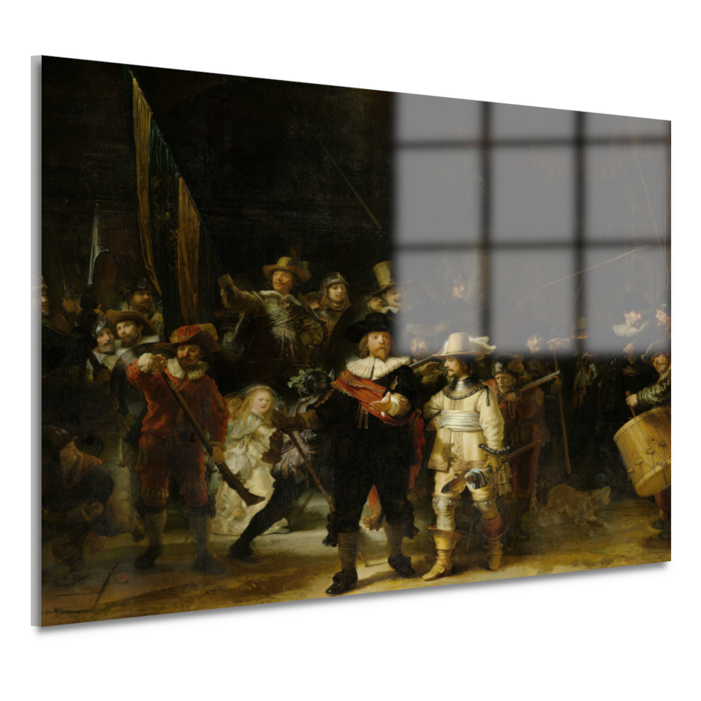 De Nachtwacht - Rembrandt van Rijn acrylglas