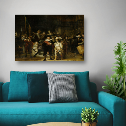 De Nachtwacht - Rembrandt van Rijn acrylglas