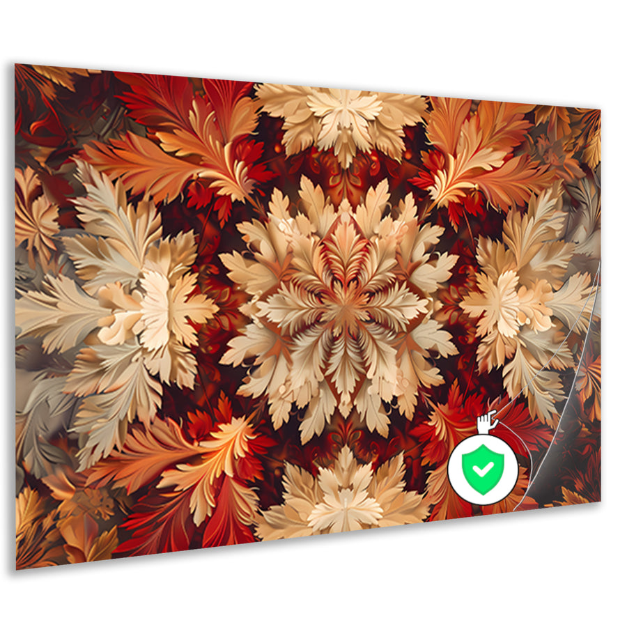 Kaleidoscopische Bloemenpracht poster