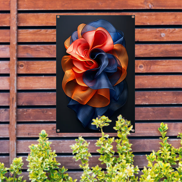 Abstract Bloem in Levendige Kleuren tuinposter