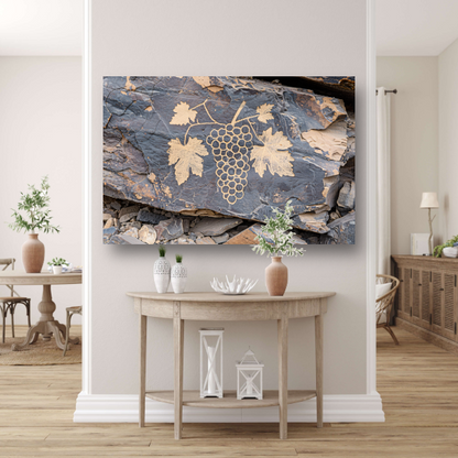 Druiven op Steen acrylglas