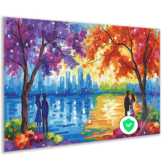 Slapende Liefden Onder Maanlicht ( woorden) poster