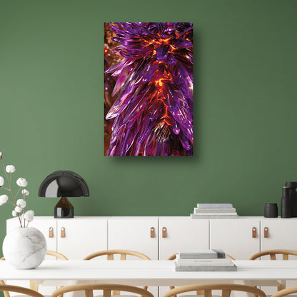 Psychedelische Bloemen Explosie in Licht canvas