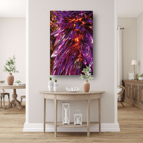 Psychedelische Bloemen Explosie in Licht canvas