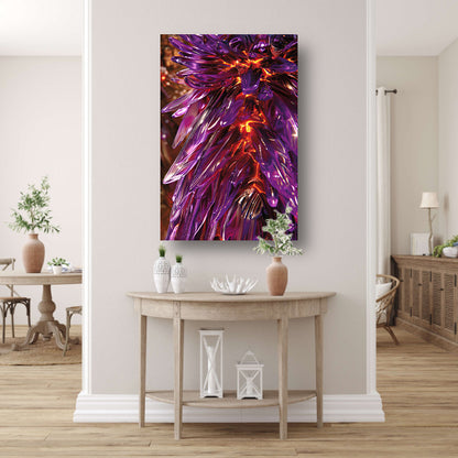 Psychedelische Bloemen Explosie in Licht canvas