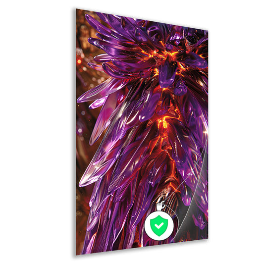 Psychedelische Bloemen Explosie in Licht poster