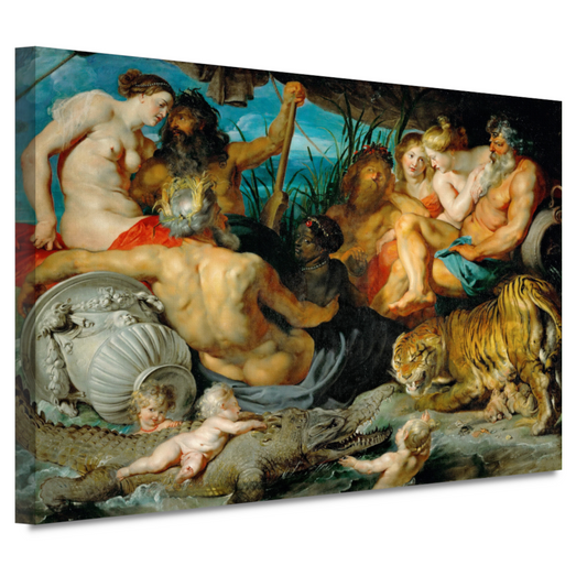 De vier continenten - Peter Paul Rubens canvas