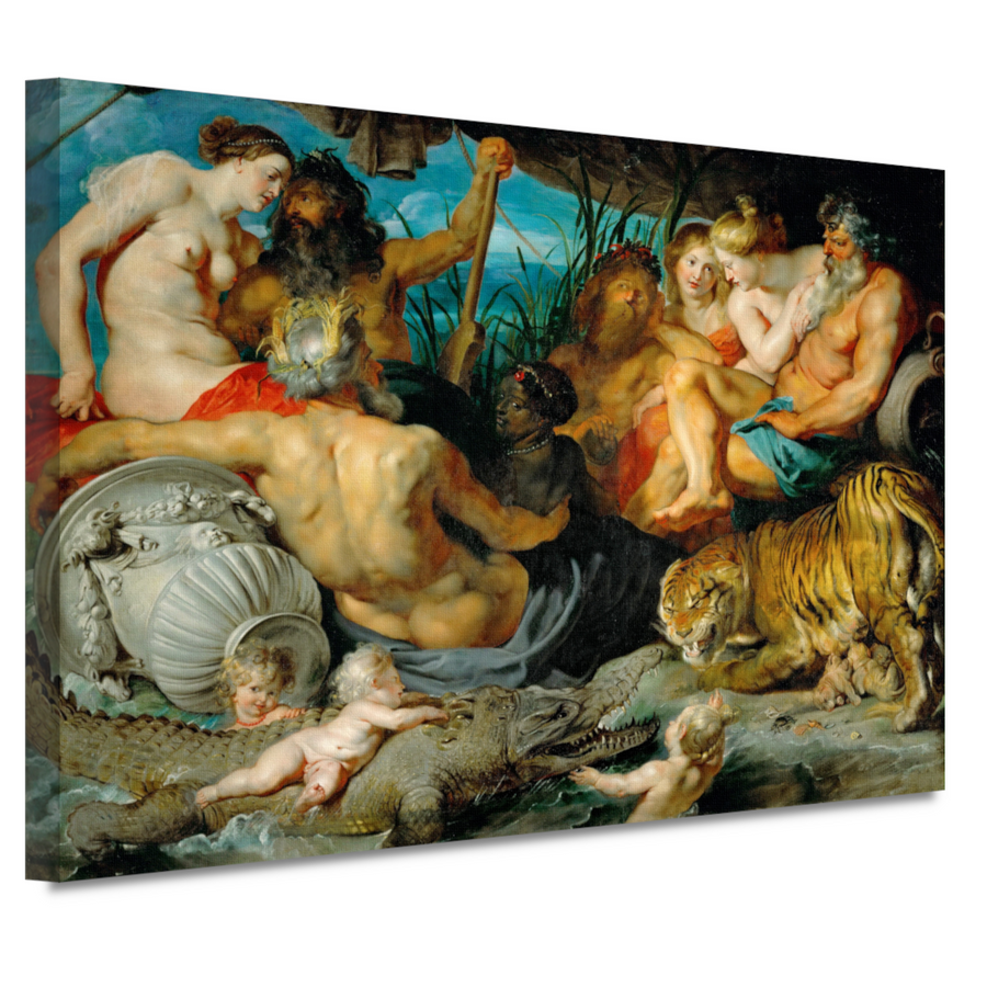 De vier continenten - Peter Paul Rubens canvas