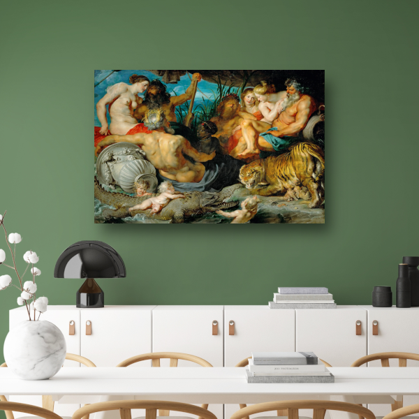 De vier continenten - Peter Paul Rubens poster