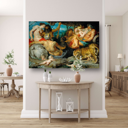 De vier continenten - Peter Paul Rubens poster