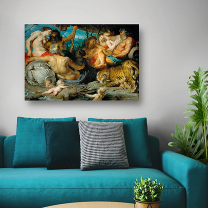 De vier continenten - Peter Paul Rubens poster