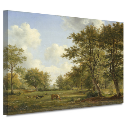 Landschap nabij Hilversum - Georgius Jacobus Johannes van Os canvas