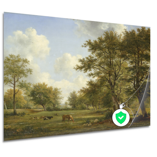 Landschap nabij Hilversum - Georgius Jacobus Johannes van Os poster