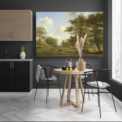 Landschap nabij Hilversum - Georgius Jacobus Johannes van Os acrylglas