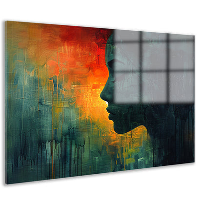 Tranen in de Schaduw van Kleur acrylglas