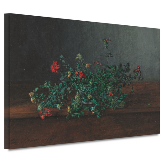 Stilleven met wilde bloemen - Léon Bonvin canvas