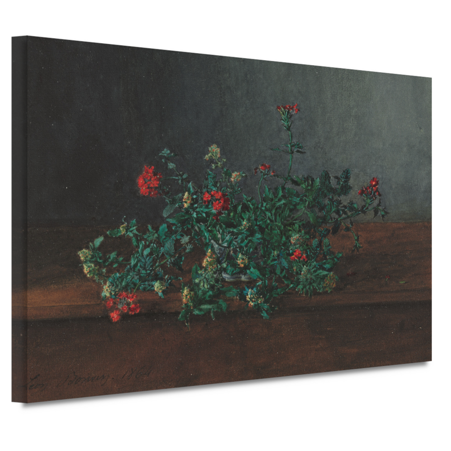 Stilleven met wilde bloemen - Léon Bonvin canvas