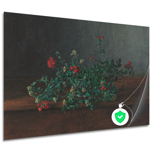 Stilleven met wilde bloemen - Léon Bonvin poster