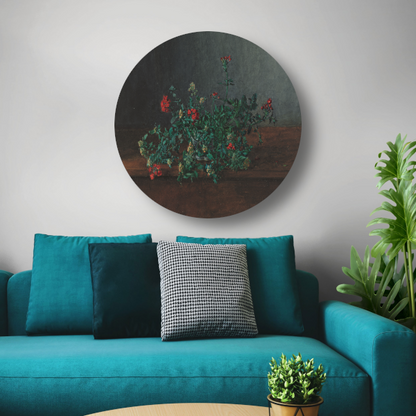 Stilleven met wilde bloemen - Léon Bonvin forex muurcirkel