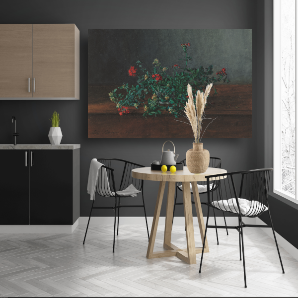 Stilleven met wilde bloemen - Léon Bonvin poster