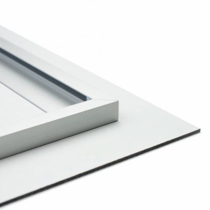 Blind ophangsysteem voor acrylglas en dibond